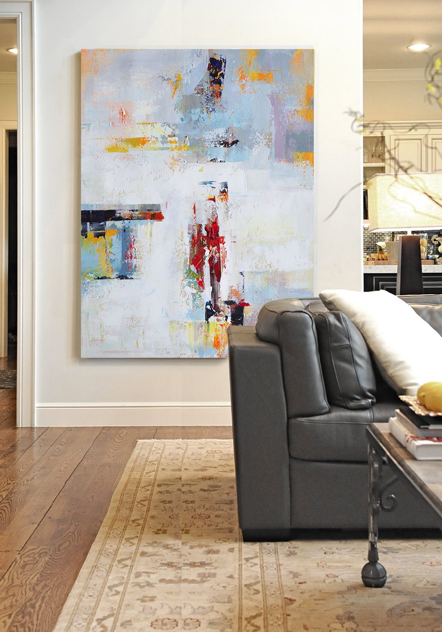 Palette Knife Contemporary Art #L5B - Click Image to Close